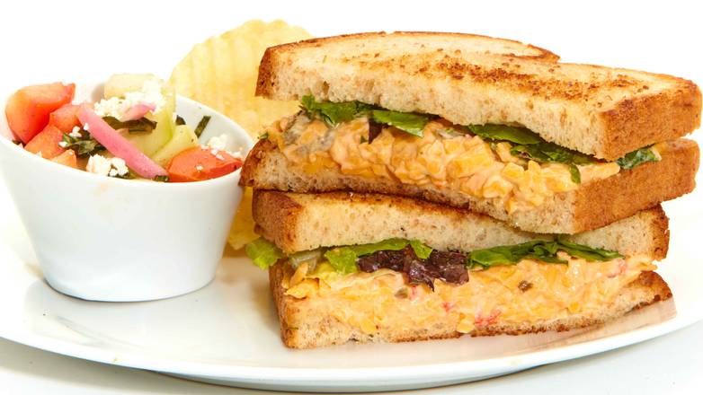 Order Spicy Pimento Cheese Sandwich food online from Taziki Mediterranean Cafe store, Memphis on bringmethat.com