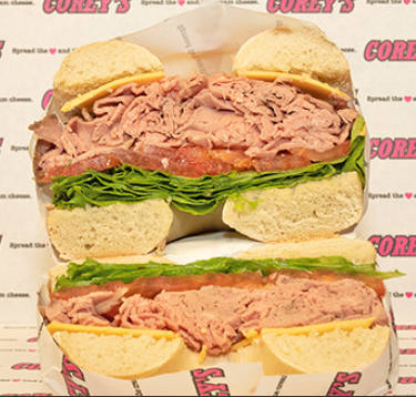 Order Roast Beef Sandwich food online from NYC Bagel Deli store, Chicago on bringmethat.com