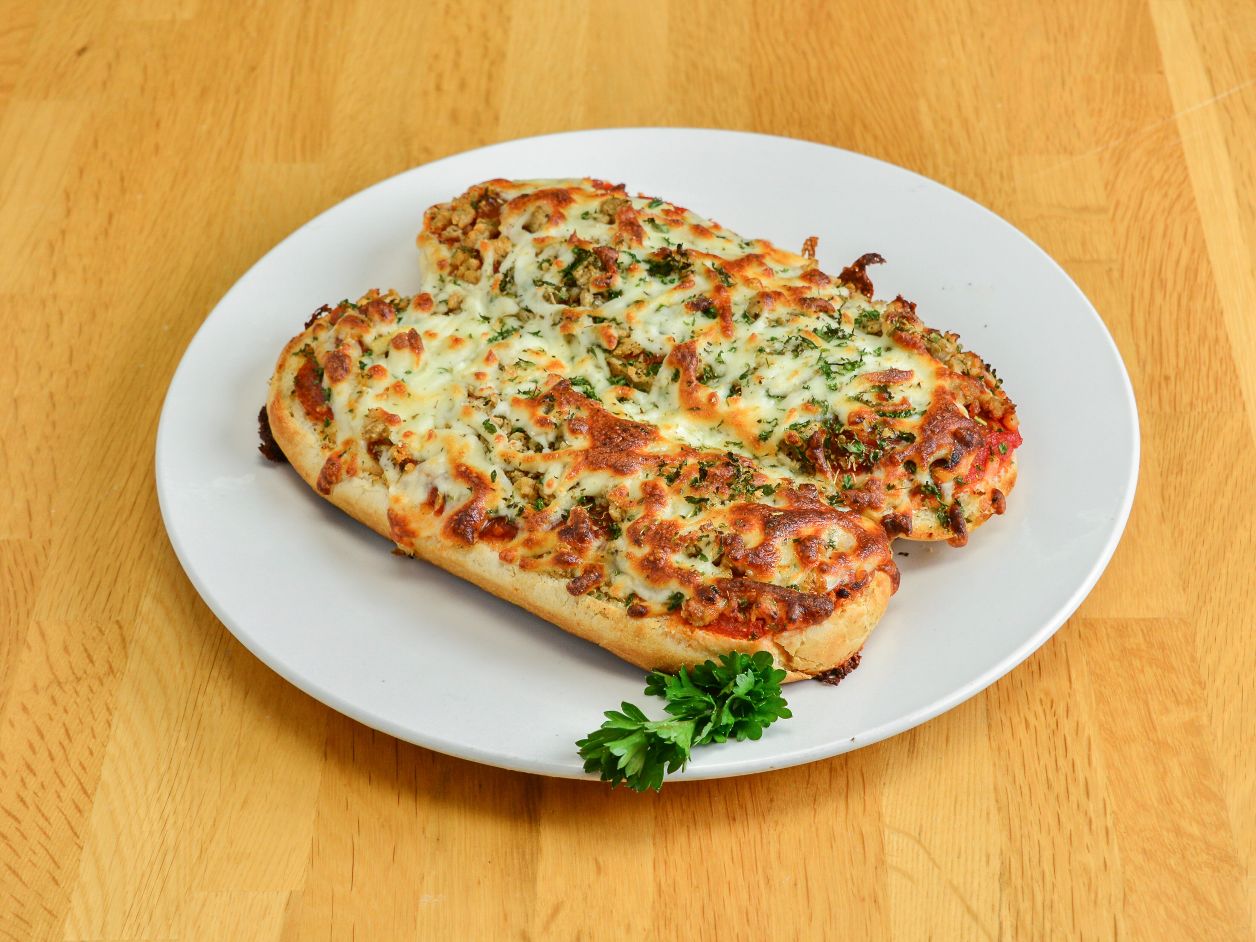 Order Build Your Own Pizza Bread food online from Grumpy Gary Grill store, Huntington on bringmethat.com
