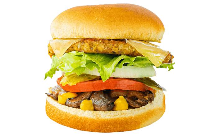 Order Single Veggie Burger food online from Elevation Burger store, Hyattsville on bringmethat.com