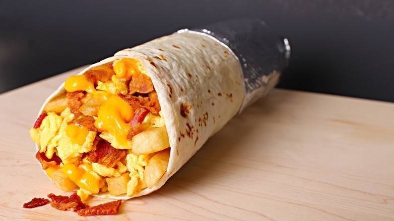 Order Bacon Breakfast Burrito food online from Muchas Gracias store, Vancouver on bringmethat.com