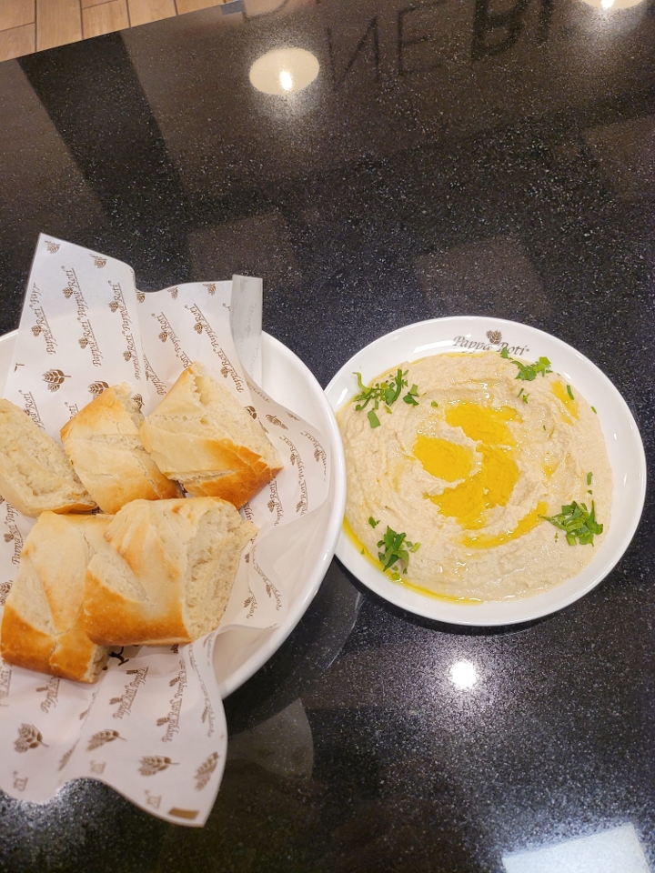 Order Hummus Plate food online from Papparoti store, Omaha on bringmethat.com
