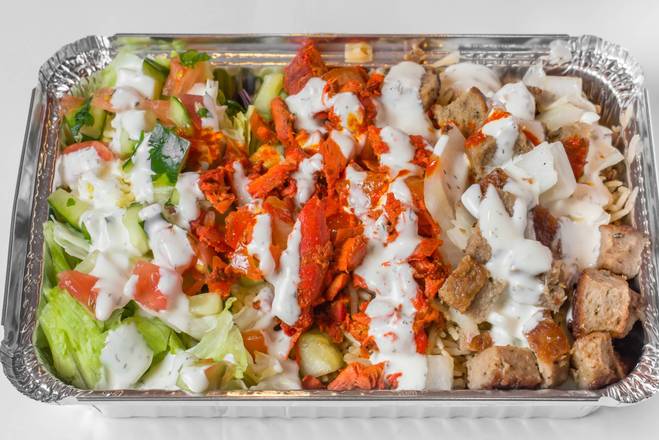 Order Combo over Rice Platter food online from Shah's Halal Food store, Huntington on bringmethat.com