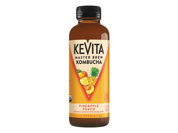 Order Kevita Master Brew Kombucha Pineapple Peach - 15.2oz Bottle food online from Southwest Liquor store, Thousand Oaks on bringmethat.com