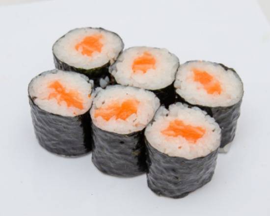Order Salmon Mini Roll food online from Oishii Mika Sushi store, Portland on bringmethat.com