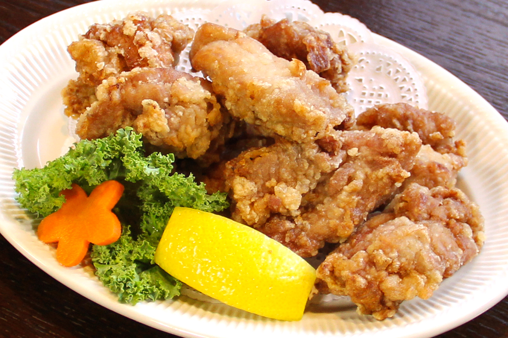 Order Chicken Karaage food online from Bishamon Japanese Restaurant & Karaoke Lounge store, Covina on bringmethat.com