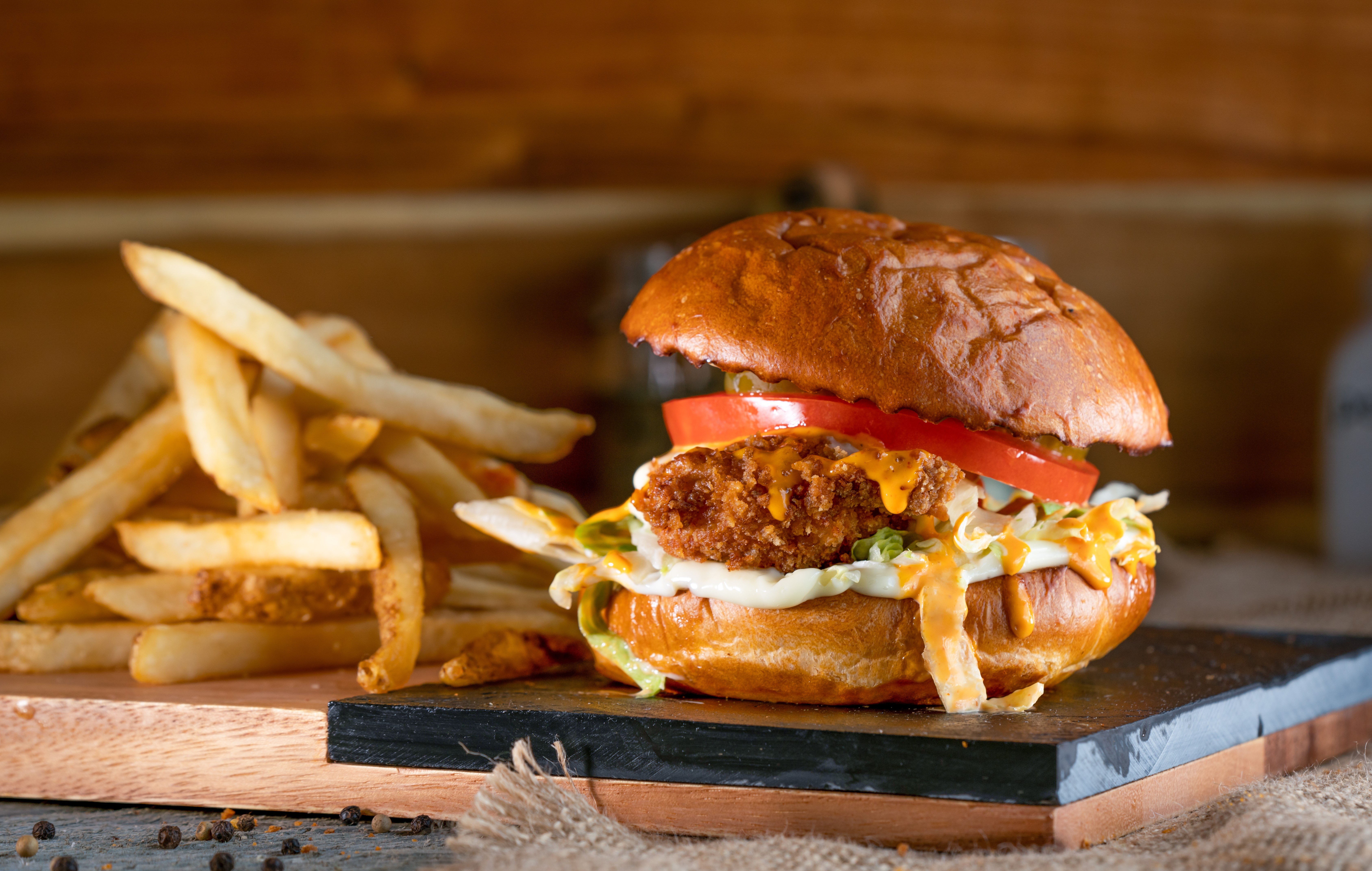 Order Hot N' Spicy Chicken Sandwich food online from The Butcher Grille store, Dearborn on bringmethat.com