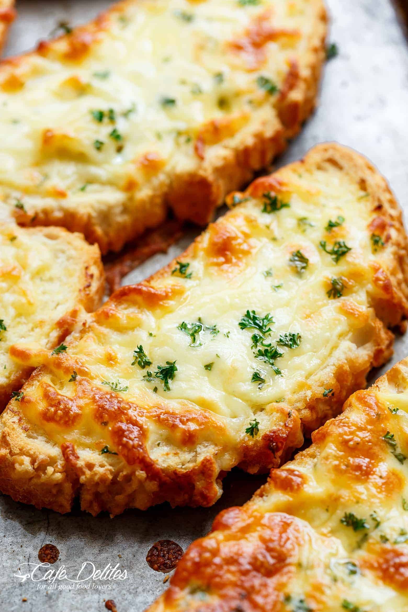 Order Garlic Bread with Cheese - Appetizer food online from Positanos store, Chicago on bringmethat.com