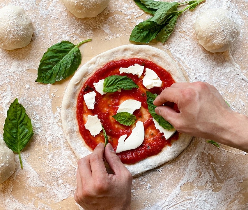 Order Margherita food online from 10 Pizza store, Falls Church on bringmethat.com