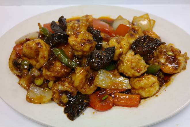 Order Shrimp in Spicy Garlic Sauce (鱼香虾) food online from Szechuan Gourmet store, Strongsville on bringmethat.com