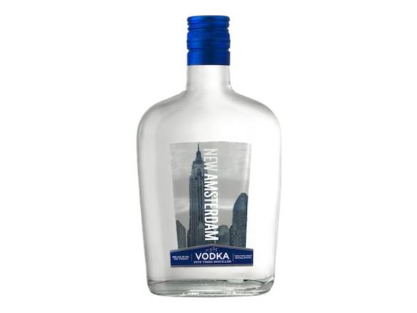 Order New Amsterdam Vodka - 375ml Bottle food online from Josh Wines & Liquors Inc store, New York on bringmethat.com