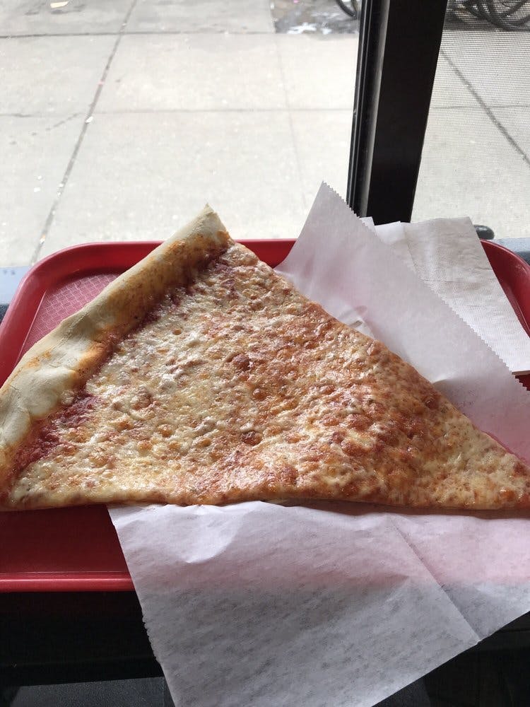 Order Plain Cheese Jumbo Slice - Slice food online from Koronet Pizza store, New York on bringmethat.com