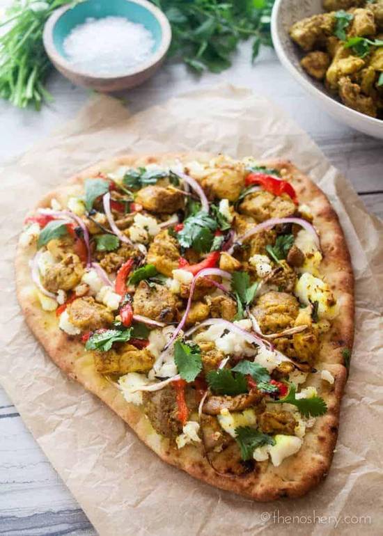 Order Chicken Naan food online from Sansar Indian Restaurant store, Tracy on bringmethat.com