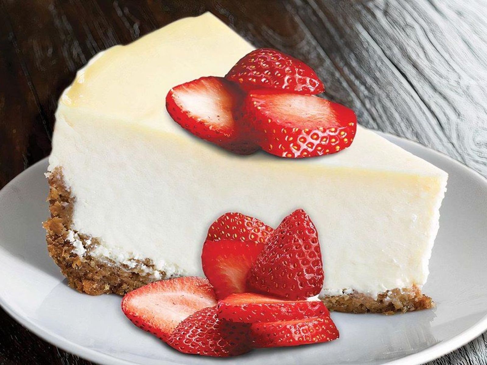 Order Strawberry-Topped Cheesecake food online from Jasons Deli store, Memphis on bringmethat.com