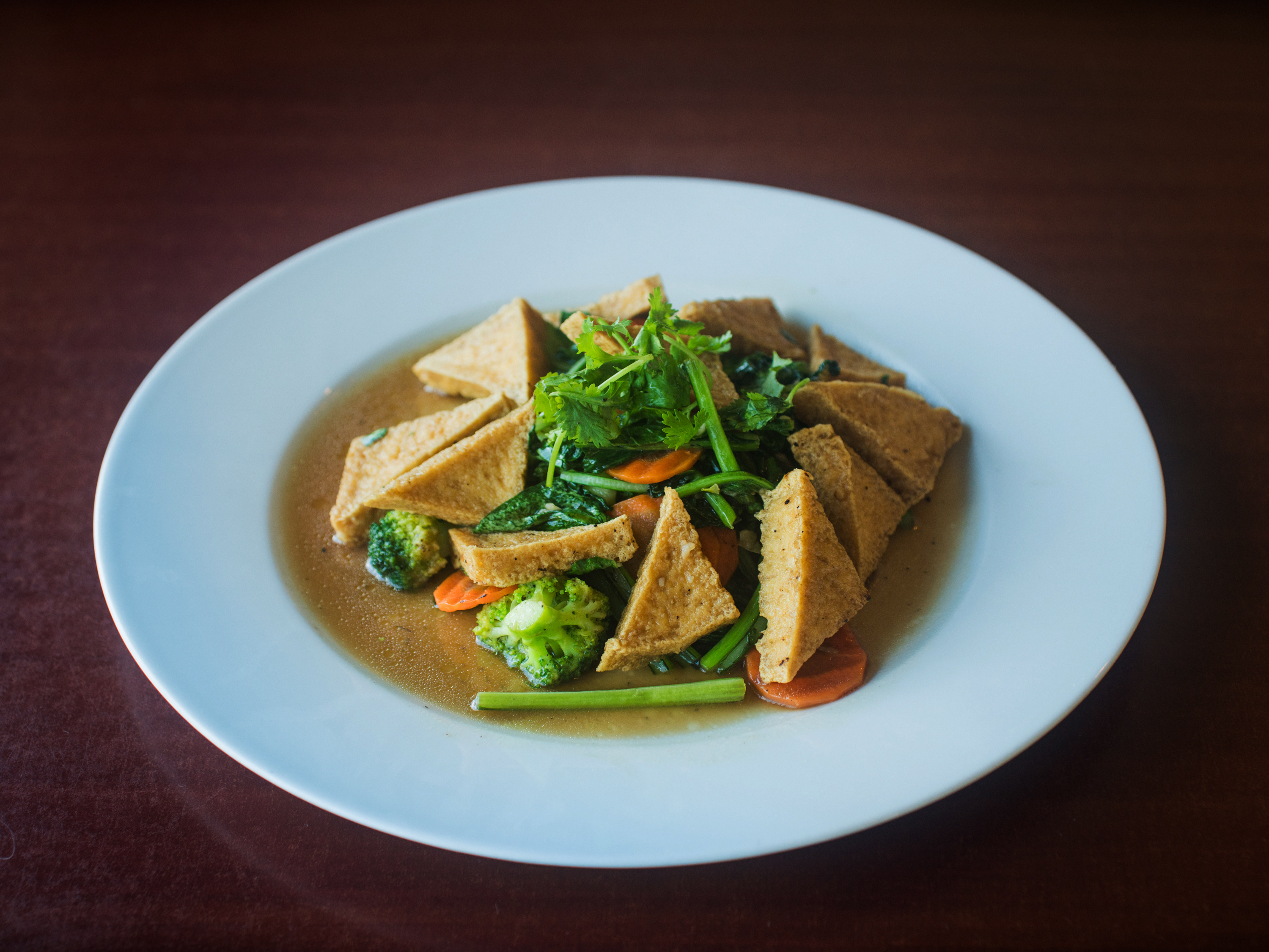 Order 61. Dau Hu Xao Thap Cam/Tofu Mixed Veggies food online from Vietnam Grille store, Charlotte on bringmethat.com