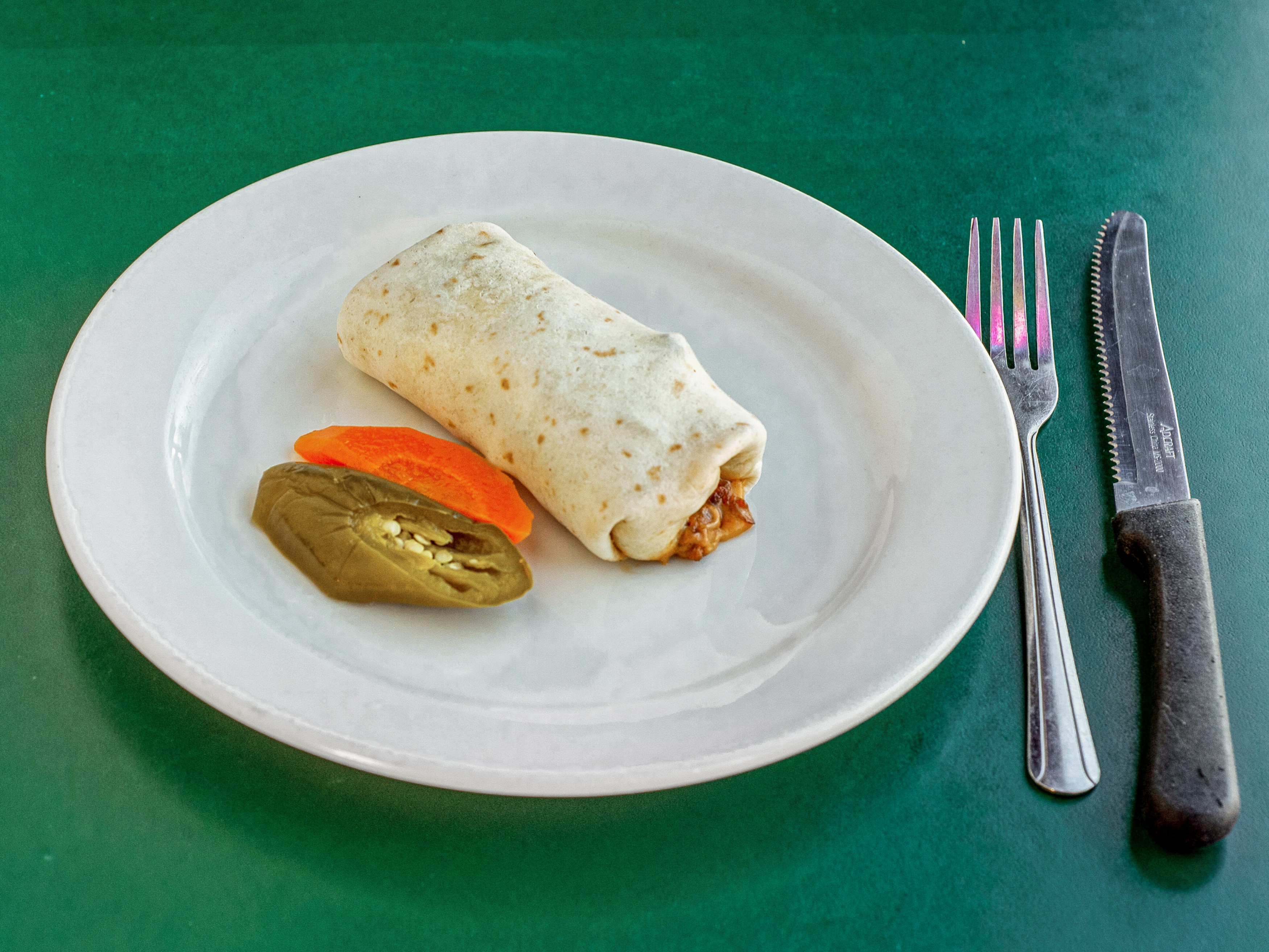 Order mini Steak Burrito  food online from El Cortez Restaurant store, Country Club Hills on bringmethat.com
