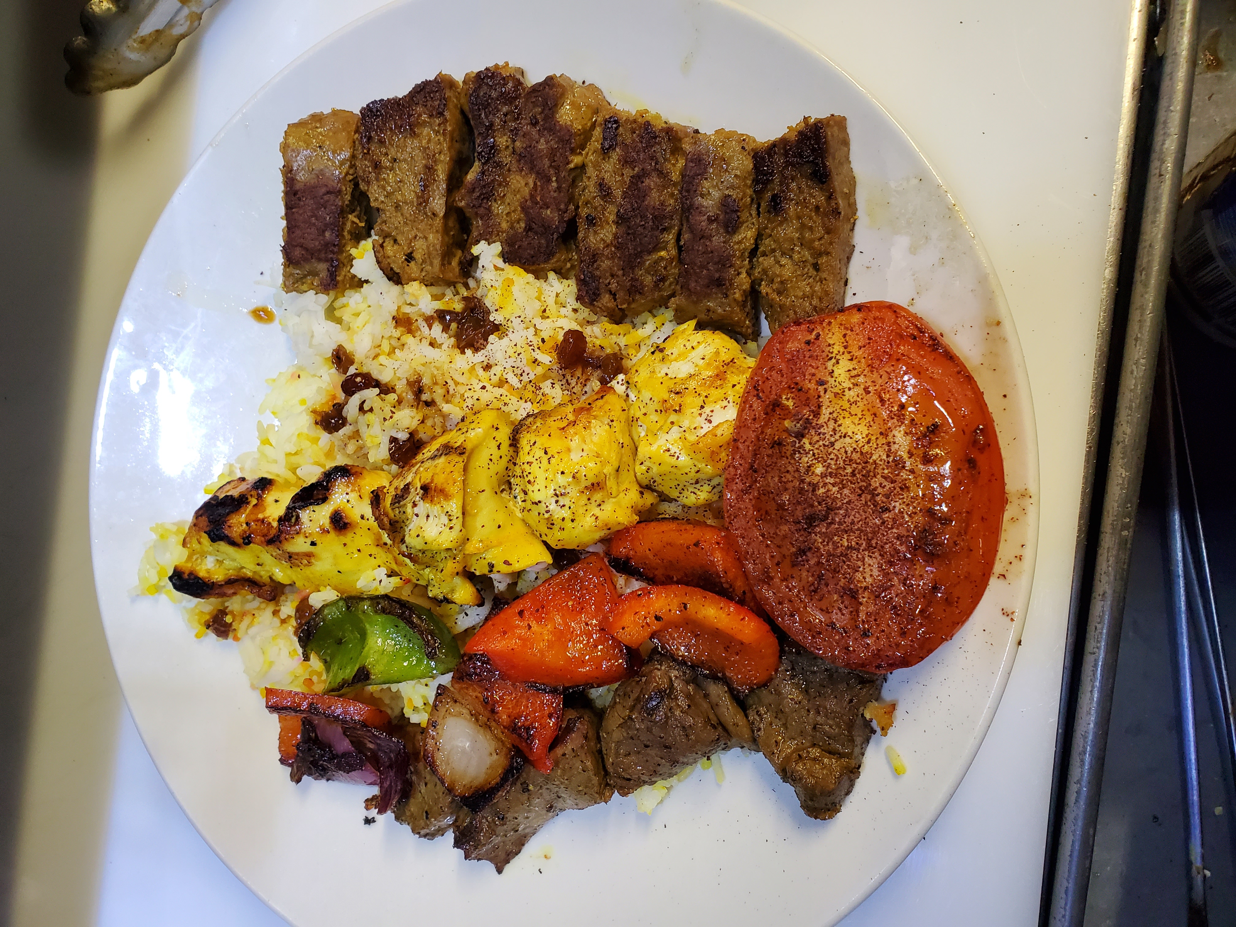Order Soltani Kabob food online from Peachtree Neighborhood Grill store, Nashville on bringmethat.com