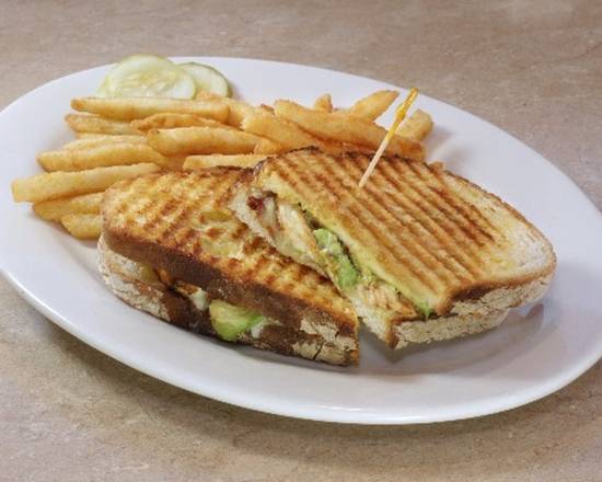 Order Chicken Ranchero Panini food online from Eggcited store, Naperville on bringmethat.com