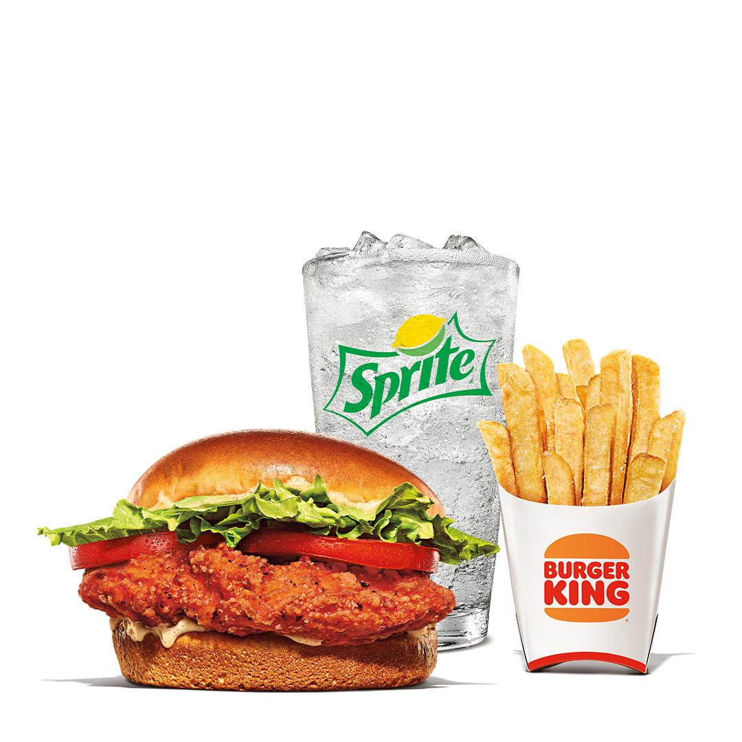 Order BK Spicy Royal Crispy Chicken Meal food online from Burger King store, Houston on bringmethat.com