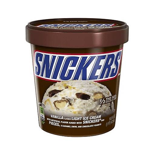 Order Snickers Ice Cream  (16 OZ) 40699 food online from BevMo! store, Greenbrae on bringmethat.com
