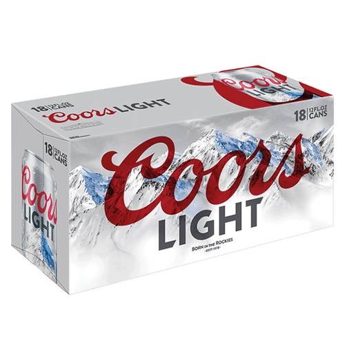 Order Coors Light Can - 12 oz Cans/18 Pack food online from Bottle Shop & Spirits store, Los Alamitos on bringmethat.com