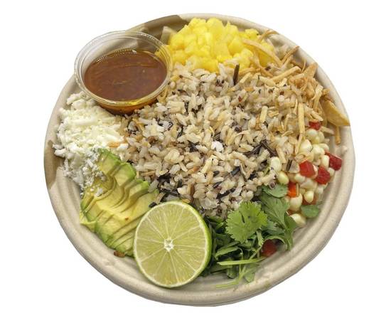 Order Al Pastor Grain Bowl food online from Verde Salad Co. store, El Paso on bringmethat.com