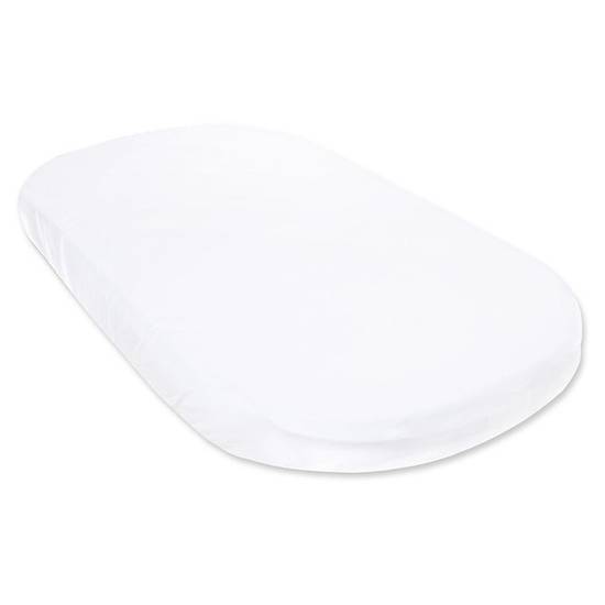 Order Burt's Bees Baby® Organic Cotton Bassinet Sheet in Cloud food online from Bed Bath & Beyond store, Lancaster on bringmethat.com