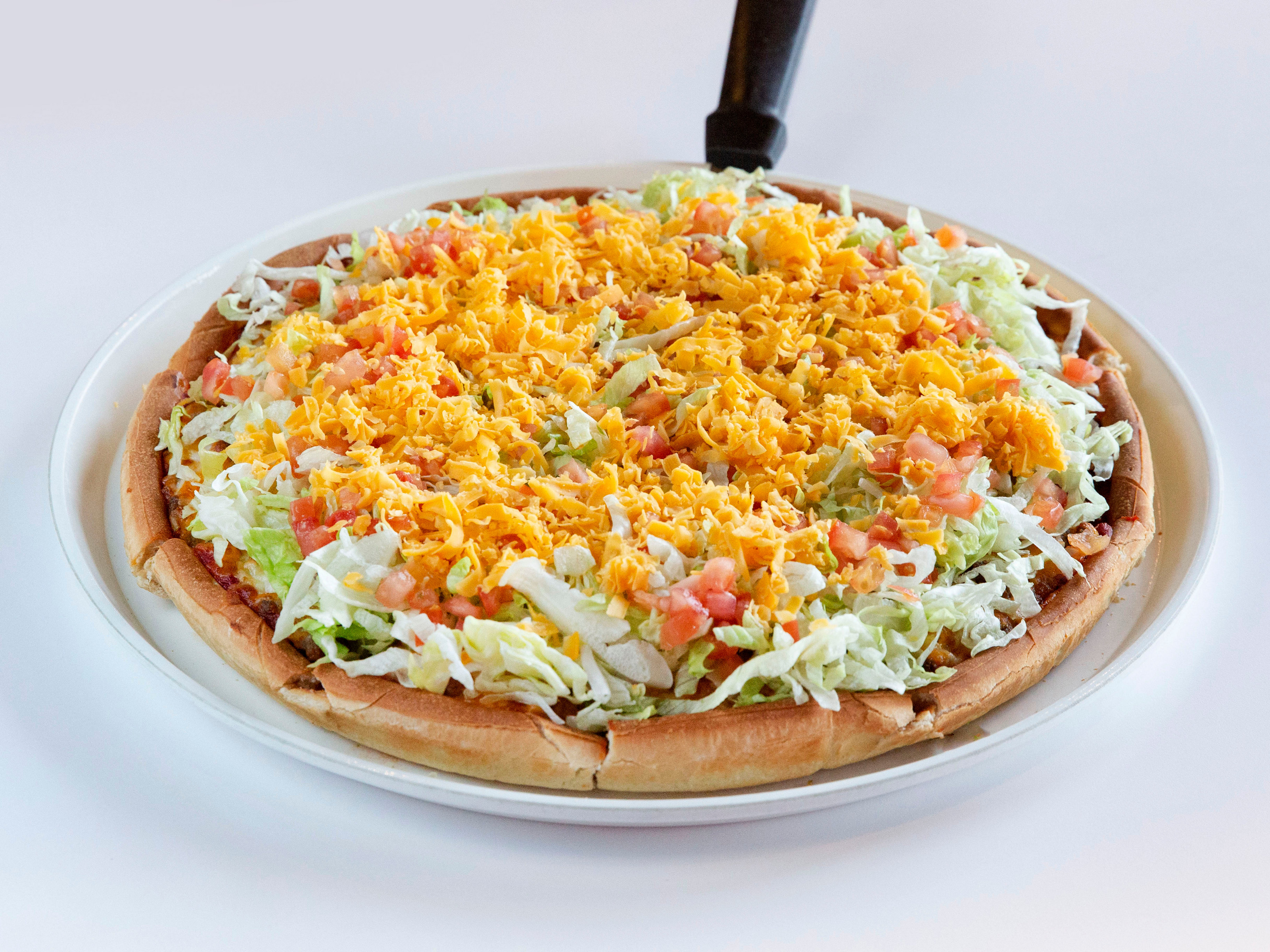 Order Taco Specialty Pie food online from Godfathers Pizza store, Decatur on bringmethat.com