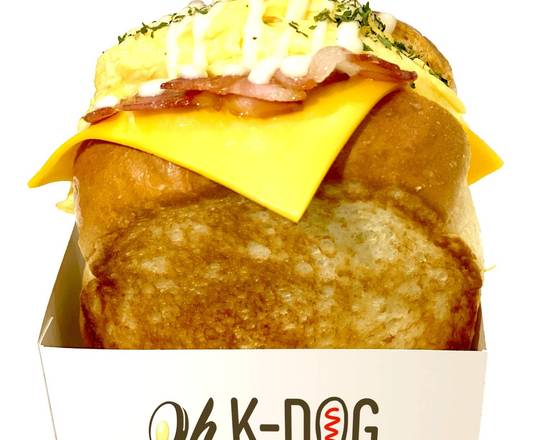 Order Bacon & Cheese Egg Toast food online from Oh K-Dog store, Hurst on bringmethat.com