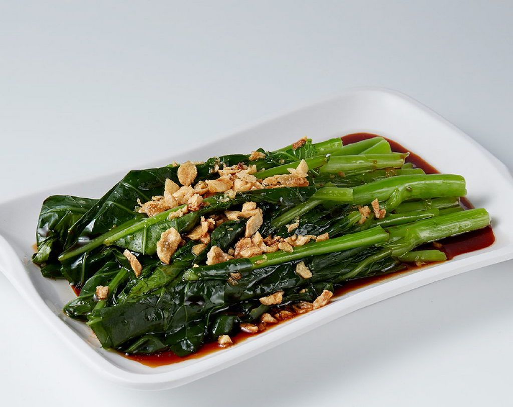 Order Chinese Broccoli with Fried Garlic food online from Timhowan store, New York on bringmethat.com