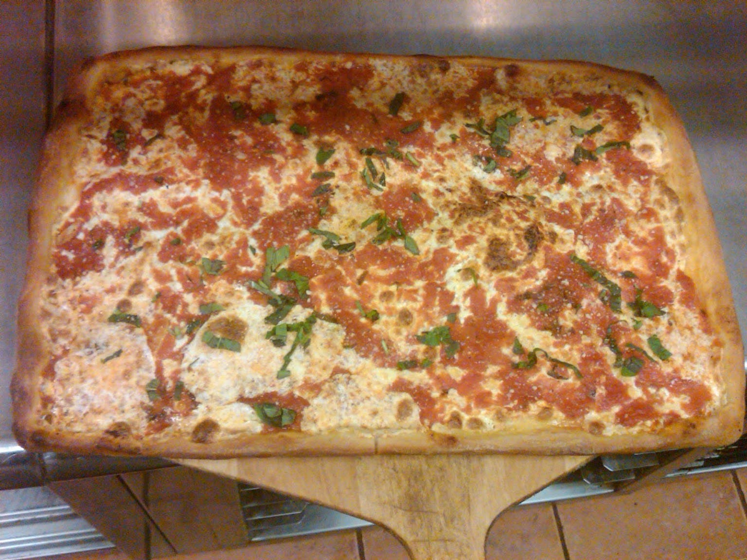 Order Sicilian Pizza - Sicilian (8 Slices) food online from Gerardo Pizzeria Restaurant store, Mt Kisco on bringmethat.com