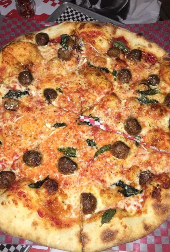 Order Sholl Callin' Big Ballin' Pizza - Small 12'' food online from Delicious Pizza store, Los Angeles on bringmethat.com