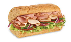 Order Turkey Breast & Black Forest Ham food online from Subway on Highland Rd. store, Baton Rouge on bringmethat.com