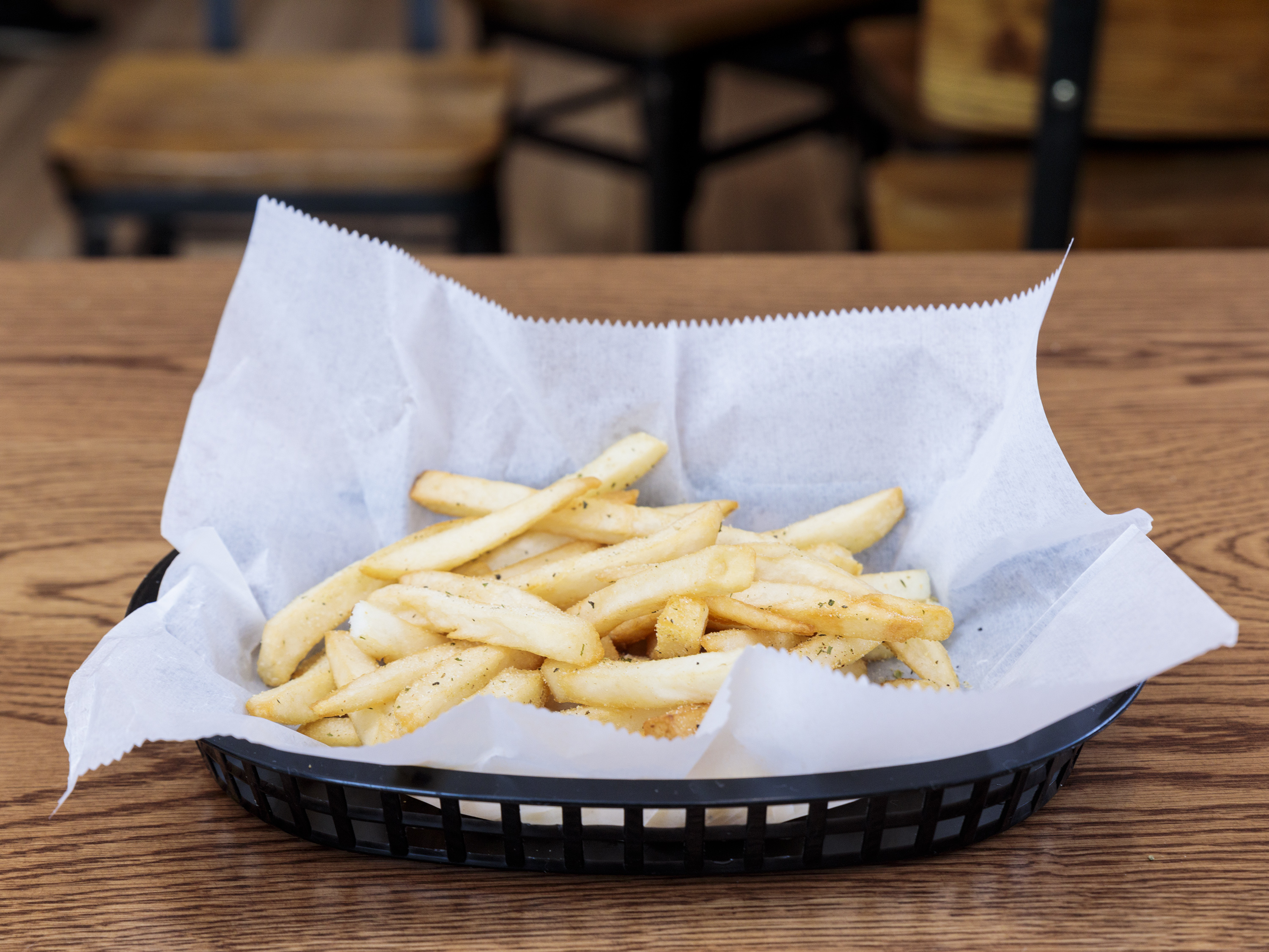 Order Seasoned French Fries food online from Layla Falafel store, Fairfield on bringmethat.com