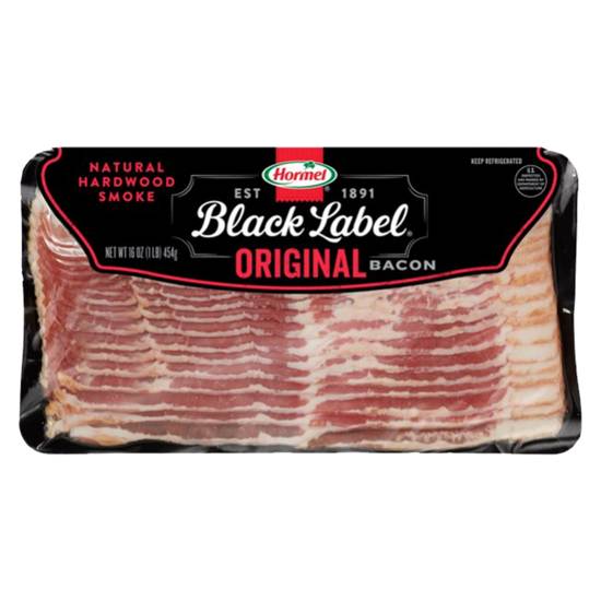 Order Hormel Black Label Original Bacon 16 oz food online from Everyday Needs By Gopuff store, Littleton on bringmethat.com