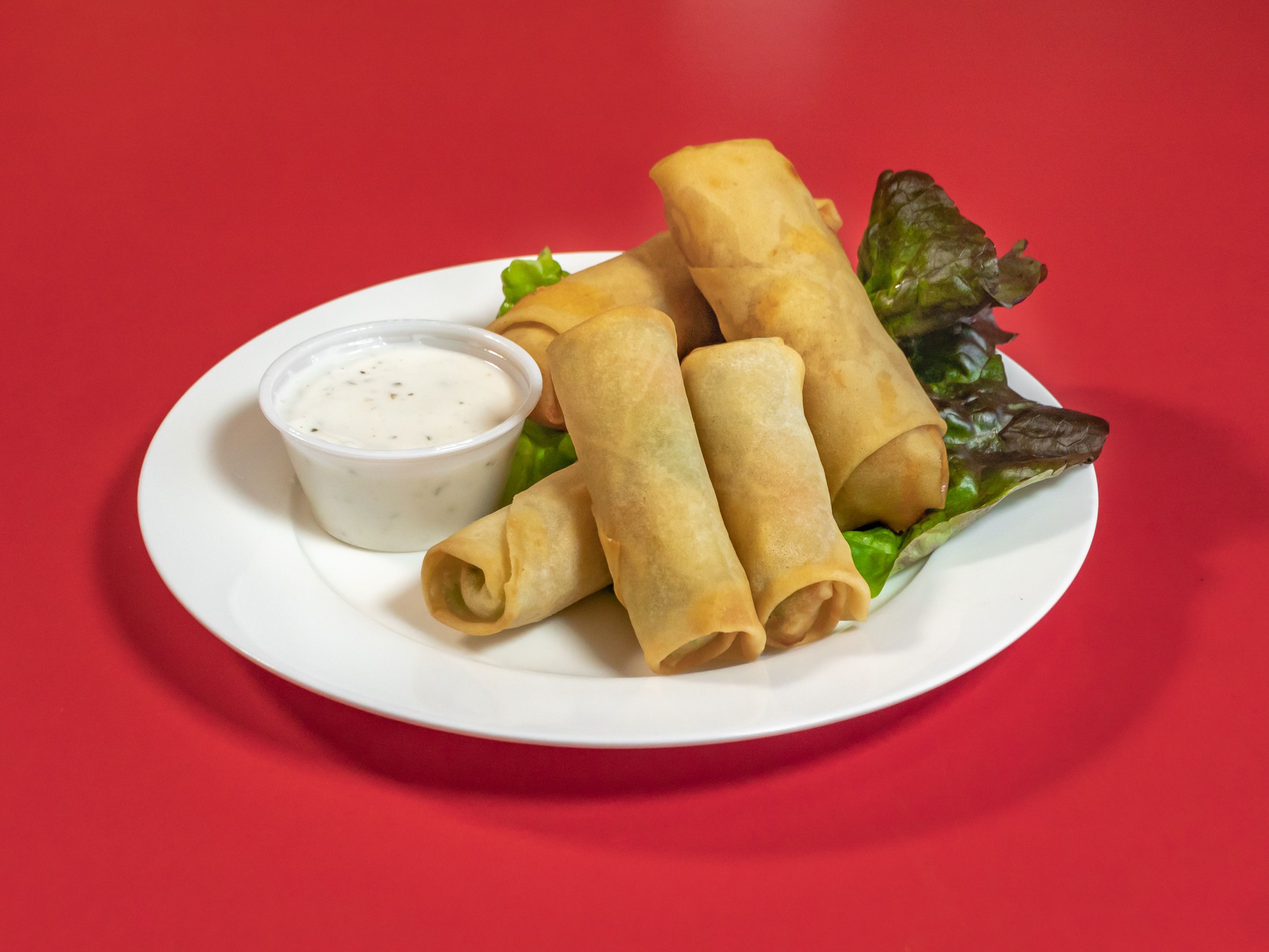 Order Shrimp Spring Rolls food online from Golden Chicken And Japanese Hibachi store, Prince Frederick on bringmethat.com