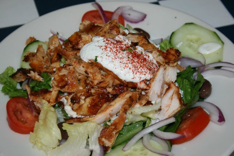 Order Make Own Chicken Salad food online from Tinos Greek Cafe store, Austin on bringmethat.com