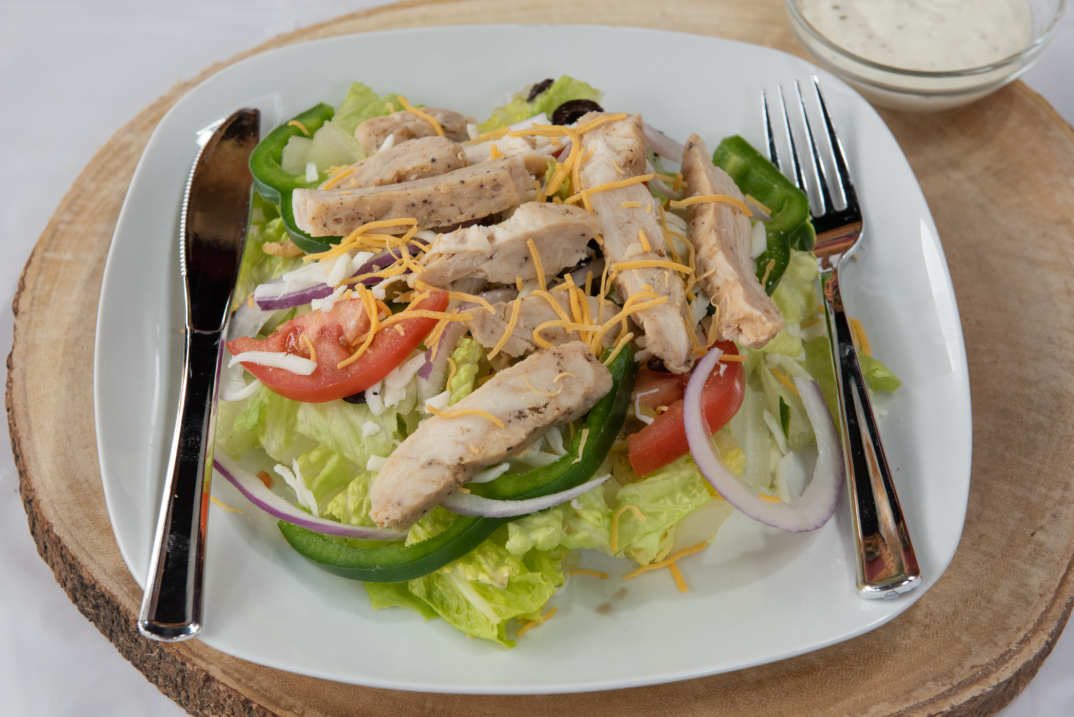 Order Grilled Chicken Salad food online from Roma Pizza & Pasta store, Nashville on bringmethat.com
