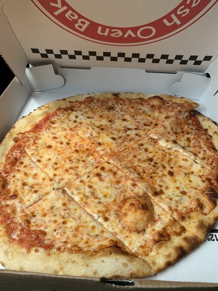 Order NY Style Cheese Pizza Special - 12" food online from The Kaatskeller store, Livingston Manor on bringmethat.com