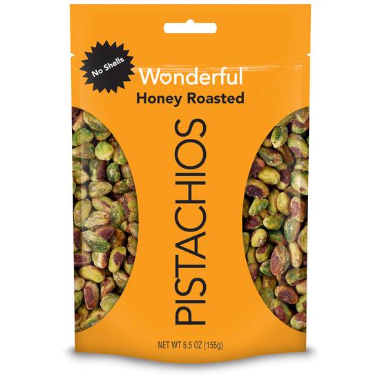 Order Wonderful Pistachios No Shells Honey Roasted (5.5 oz) food online from Rite Aid store, Yamhill County on bringmethat.com