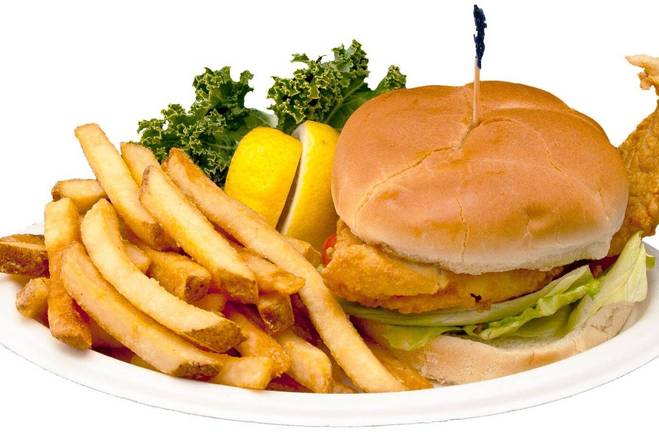 Order Haddock Sandwich food online from The Beach Plum store, Portsmouth on bringmethat.com