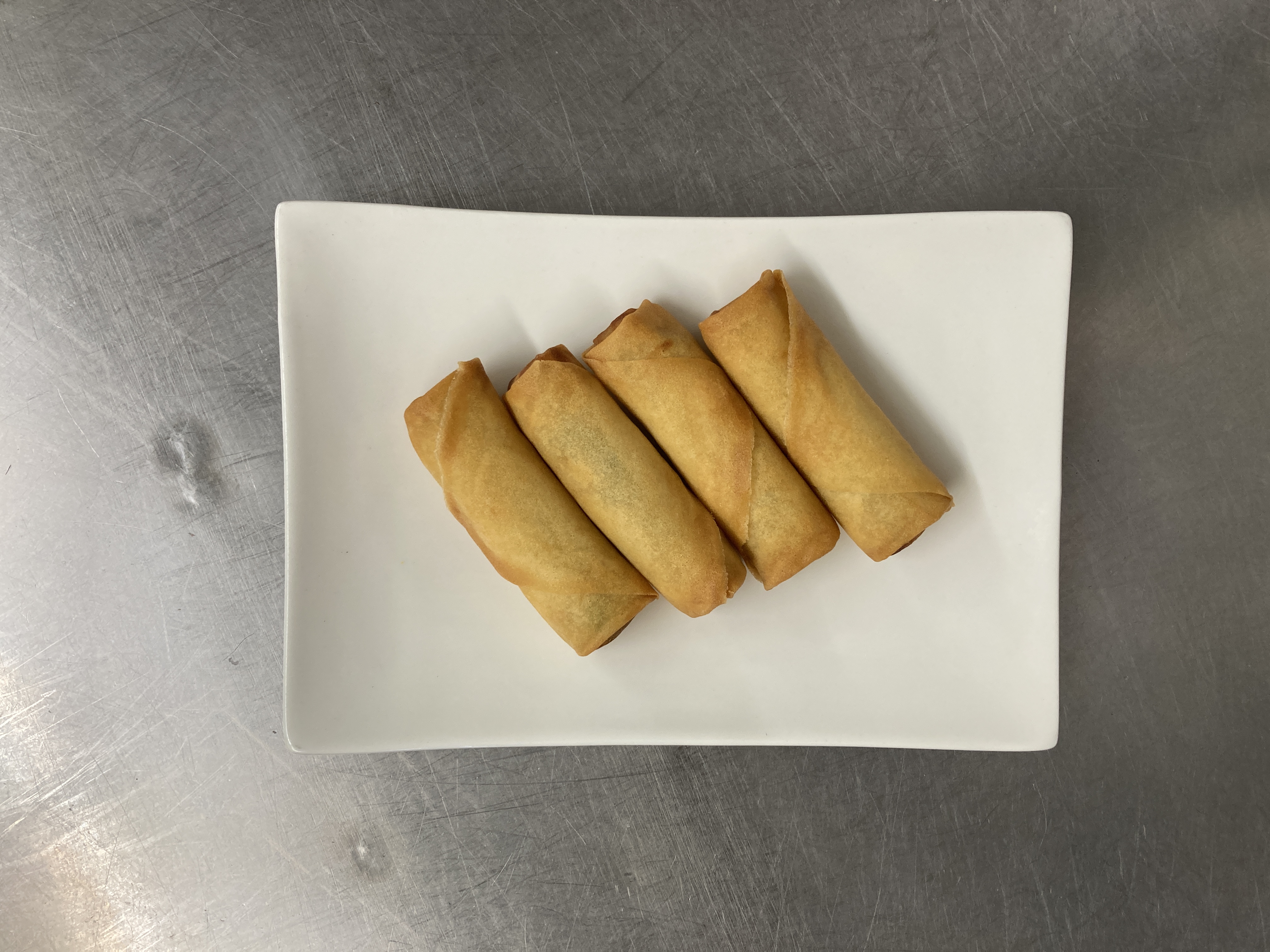 Order 4 Piece Vegetable Egg Roll food online from Wang Tcheng store, Anaheim on bringmethat.com