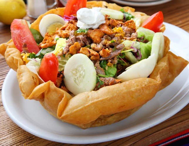 Order Dino’s Taco Salad food online from Dino Chicken & Burgers store, Azusa on bringmethat.com