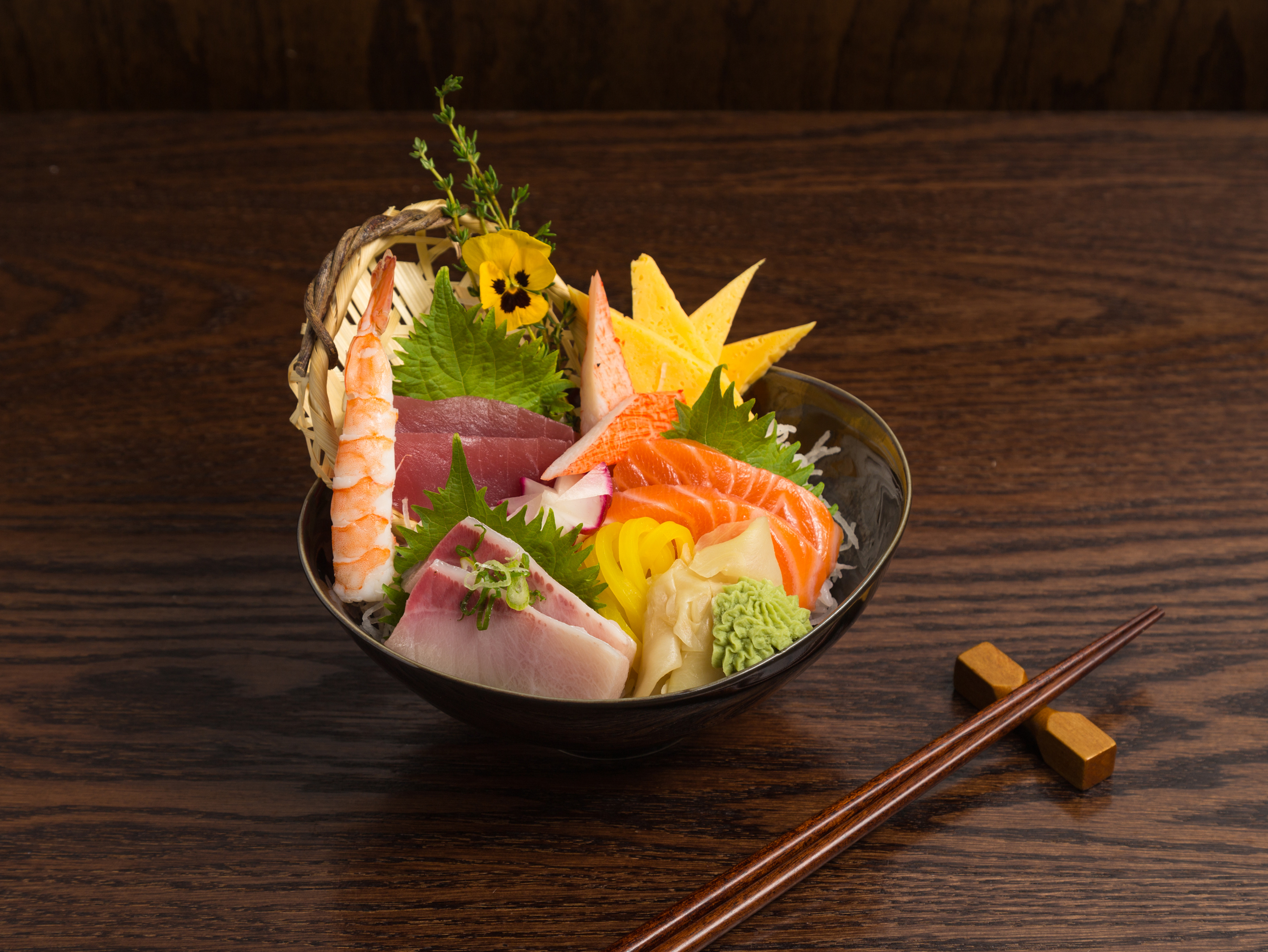 Order Chirashi Donburi food online from Hakata Ramen & Sushi Bar store, Waltham on bringmethat.com