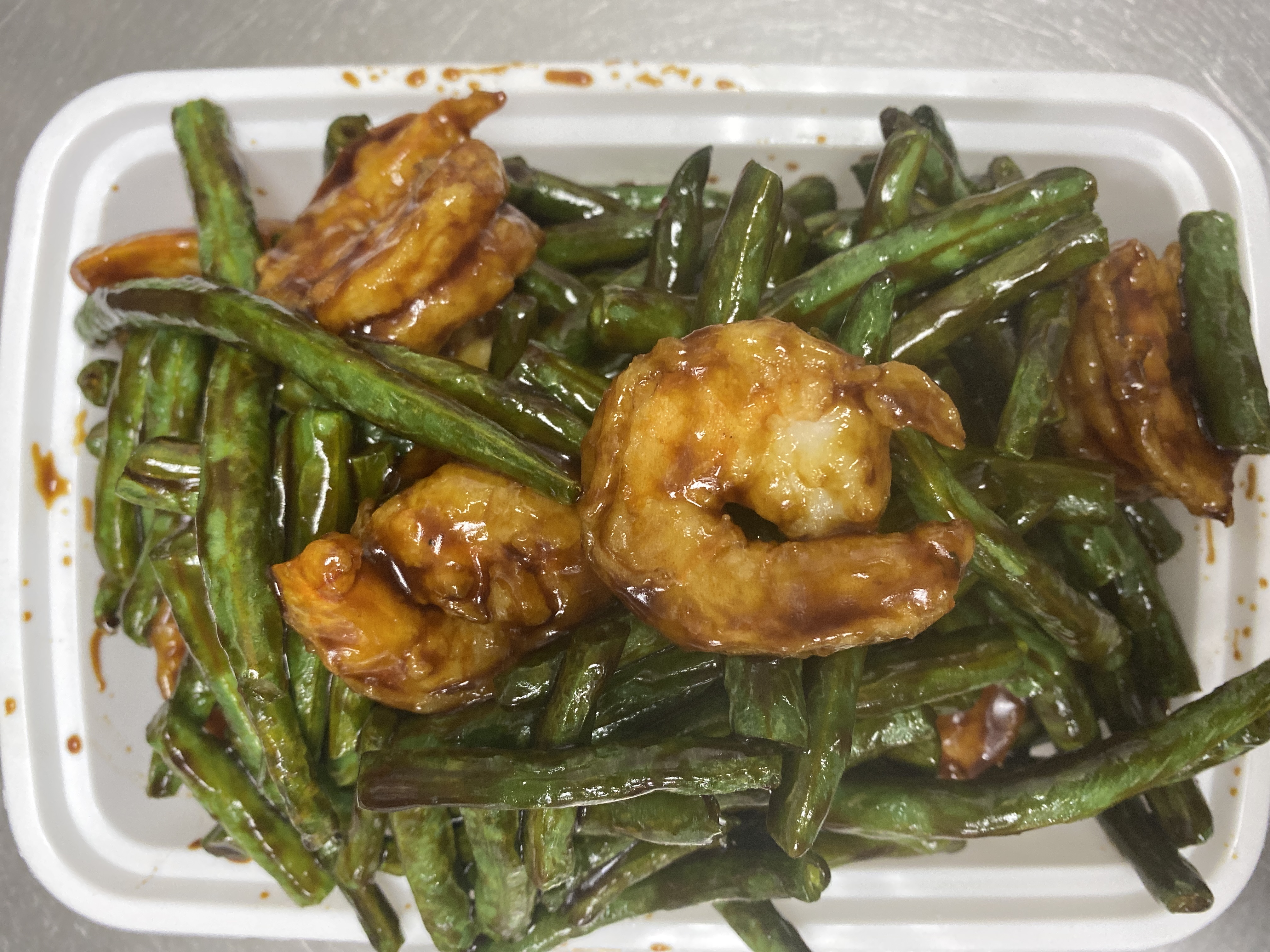 Order 87. Shrimp with String Bean food online from Fortune East store, Garden City Park on bringmethat.com