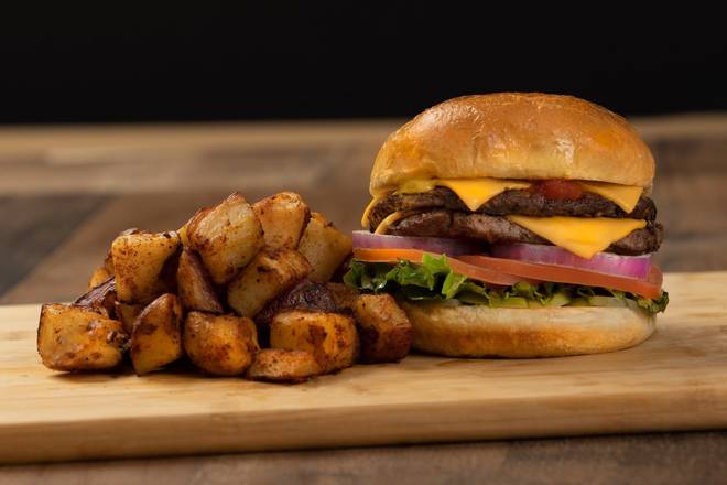 Order The Double Stack Burger food online from Biscuits, Bowls, &Amp; Burgers store, CHARLOTTE on bringmethat.com