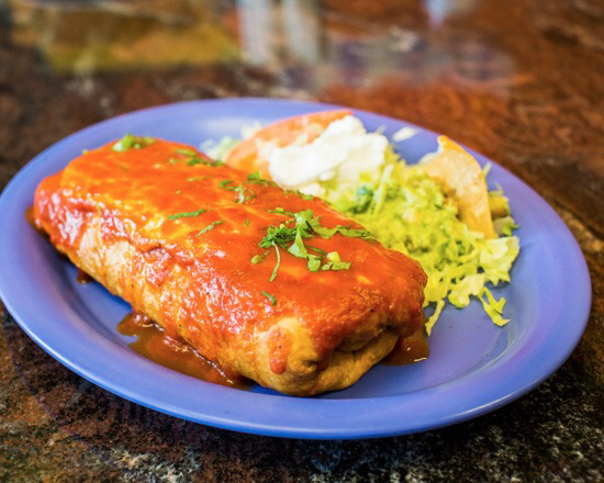 Order Pollo Chimichanga food online from Jalisco Express Restaurant store, Cicero on bringmethat.com