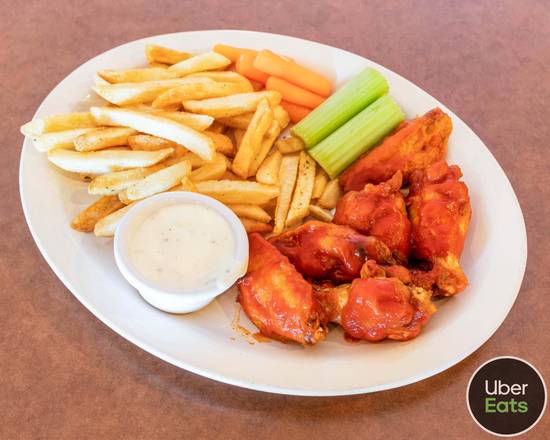 Order Buffalo Wings (6 pcs) food online from Salsa Bar And Grill store, Oakwood on bringmethat.com