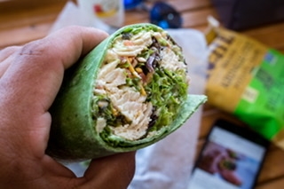 Order SKINNY TURKEY WRAP food online from Juiced Cafe store, Fall River on bringmethat.com
