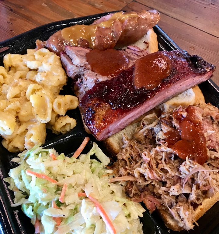 Order Texas Teaser Tray food online from Willards Real Pit Bbq store, Reston on bringmethat.com